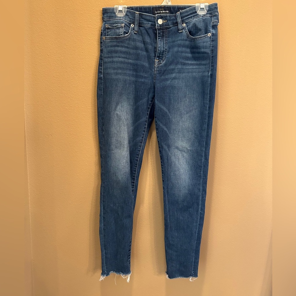 Lucky Brand Dark Blue Ankle Jeans